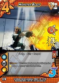 Monster Blast (XR) - UniVersus: My Hero Academia - UniVersus card