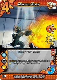 Monster Blast - UniVersus: My Hero Academia - UniVersus card