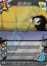 Late Riser - UniVersus: My Hero Academia - UniVersus card