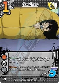Late Riser (XR) - UniVersus: My Hero Academia - UniVersus card