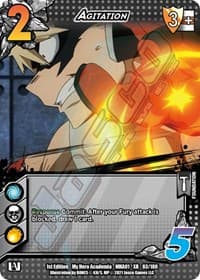 Agitation (XR) - UniVersus: My Hero Academia - UniVersus card