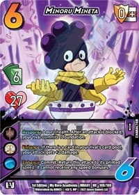 Minoru Mineta - UniVersus: My Hero Academia - UniVersus card