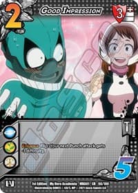Good Impression (XR) - UniVersus: My Hero Academia - UniVersus card