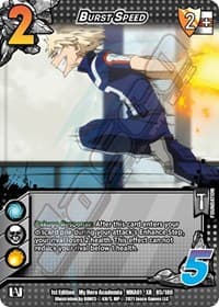 Burst Speed (XR) - UniVersus: My Hero Academia - UniVersus card