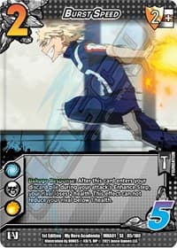 Burst Speed - UniVersus: My Hero Academia - UniVersus card