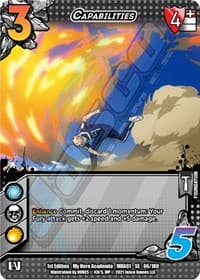 Capabilities - UniVersus: My Hero Academia - UniVersus card