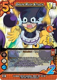 Grape Rush Attack - UniVersus: My Hero Academia - UniVersus card