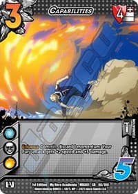 Capabilities (XR) - UniVersus: My Hero Academia - UniVersus card