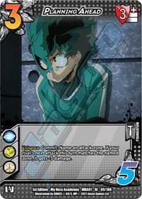 Planning Ahead - UniVersus: My Hero Academia - UniVersus card