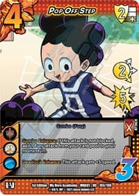 Pop Off Step - UniVersus: My Hero Academia - UniVersus card