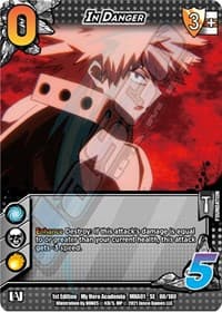 In Danger - UniVersus: My Hero Academia - UniVersus card