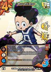 Pop Off Step (XR) - UniVersus: My Hero Academia - UniVersus card