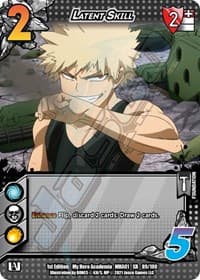 Latent Skill (XR) - UniVersus: My Hero Academia - UniVersus card