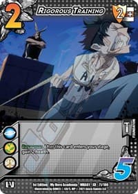 Rigorous Training (XR) - UniVersus: My Hero Academia - UniVersus card