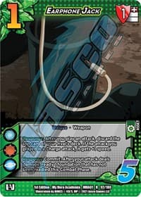 Earphone Jack - UniVersus: My Hero Academia - UniVersus card