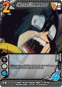 Creepy Realization - UniVersus: My Hero Academia - UniVersus card