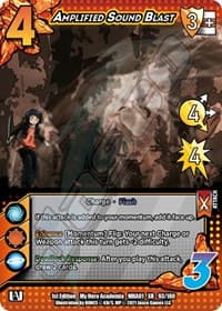 Amplified Sound Blast (XR) - UniVersus: My Hero Academia - UniVersus card