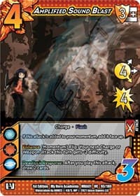 Amplified Sound Blast - UniVersus: My Hero Academia - UniVersus card
