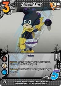 Sticky Balls - UniVersus: My Hero Academia - UniVersus card
