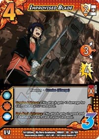 Improvised Blade (XR) - UniVersus: My Hero Academia - UniVersus card