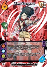 Momo Yaoyorozu - UniVersus: My Hero Academia - UniVersus card