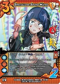 Specialized Sound Waves - UniVersus: My Hero Academia - UniVersus card