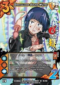 Specialized Sound Waves (XR) - UniVersus: My Hero Academia - UniVersus card