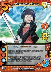 Unwavering Slash - UniVersus: My Hero Academia - UniVersus card