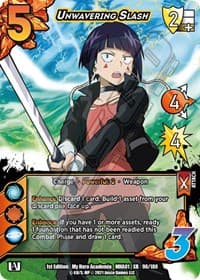 Unwavering Slash (XR) - UniVersus: My Hero Academia - UniVersus card