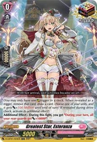 Greatest Star, Esteranza - D-LBT01: Lyrical Melody - Cardfight Vanguard card