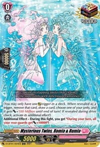 Mysterious Twins, Romia & Rumia - D-LBT01: Lyrical Melody - Cardfight Vanguard card