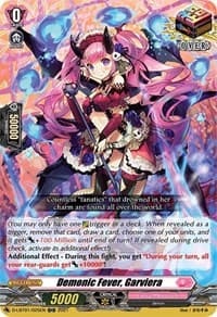 Demonic Fever, Garviera - D-LBT01: Lyrical Melody - Cardfight Vanguard card