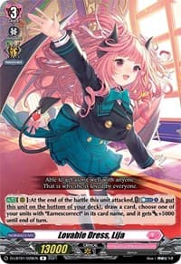 Lovable Dress, Lija - D-LBT01: Lyrical Melody - Cardfight Vanguard card