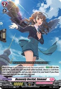 Heavenly Recital, Emmael - D-LBT01: Lyrical Melody - Cardfight Vanguard card