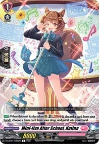 Mini-live After School, Katina - D-LBT01: Lyrical Melody - Cardfight Vanguard card