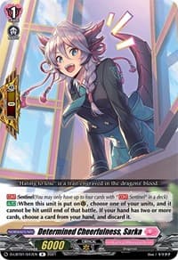 Determined Cheerfulness, Sarka - D-LBT01: Lyrical Melody - Cardfight Vanguard card