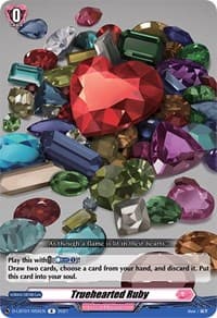 Truehearted Ruby - D-LBT01: Lyrical Melody - Cardfight Vanguard card