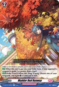 Madder Red Runway - D-LBT01: Lyrical Melody - Cardfight Vanguard card