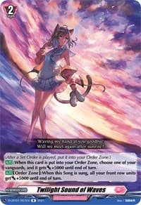 Twilight Sound of Waves - D-LBT01: Lyrical Melody - Cardfight Vanguard card