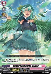 Windy Harmonica, Tertes - D-LBT01: Lyrical Melody - Cardfight Vanguard card
