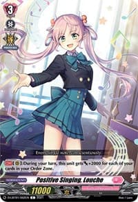 Positive Singing, Louche - D-LBT01: Lyrical Melody - Cardfight Vanguard card