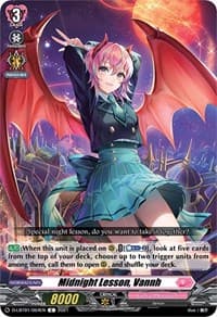 Midnight Lesson, Vannh - D-LBT01: Lyrical Melody - Cardfight Vanguard card