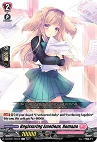 Registering Emotions, Romana - D-LBT01: Lyrical Melody - Cardfight Vanguard card