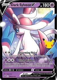 Dark Sylveon V - SWSH134 - SWSH: Sword & Shield Promo Cards - Pokemon card