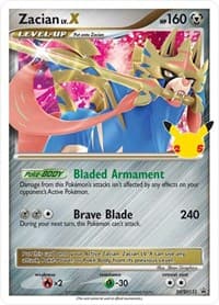 Zacian LV. X - SWSH135 - SWSH: Sword & Shield Promo Cards - Pokemon card
