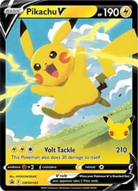 Pikachu V - SWSH143 - SWSH: Sword & Shield Promo Cards - Pokemon card