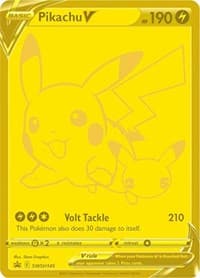 Pikachu V - SWSH145 - SWSH: Sword & Shield Promo Cards - Pokemon card