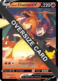 Lance's Charizard V - SWSH133 - Jumbo Cards - Pokemon card