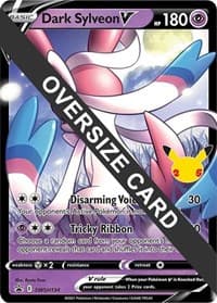 Dark Sylveon V - SWSH134 - Jumbo Cards - Pokemon card