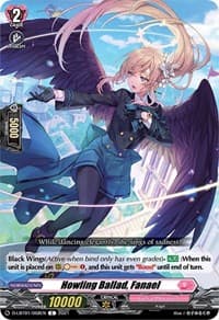 Howling Ballad, Fanael - D-LBT01: Lyrical Melody - Cardfight Vanguard card